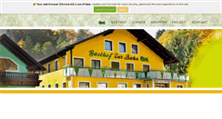 Desktop Screenshot of gasthof-eisenberger.at